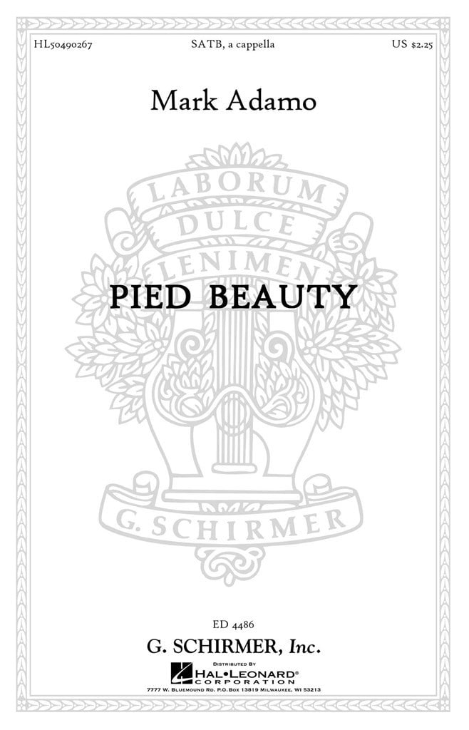 Pied Beauty